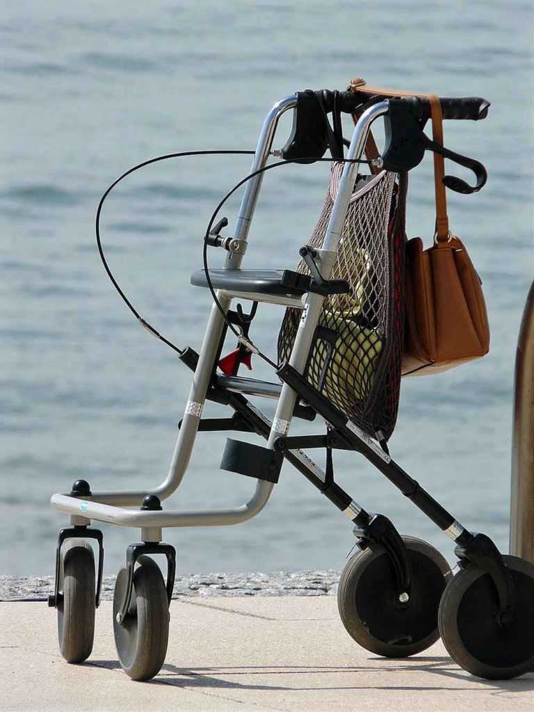 Rollator die Gehhilfe Antenpflege Krankenpflege