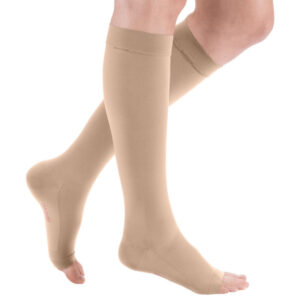 mediven comfort CCL2 AD Kompressionsstrümpfe normal (39-44 cm) o. Fußspitze Trikotabschlussrand