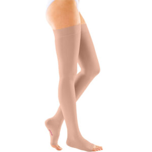 mediven® forte CCL3 AG Schenkelstrümpfe normal (72-83 cm) o. Fußspitze Noppenhaftband