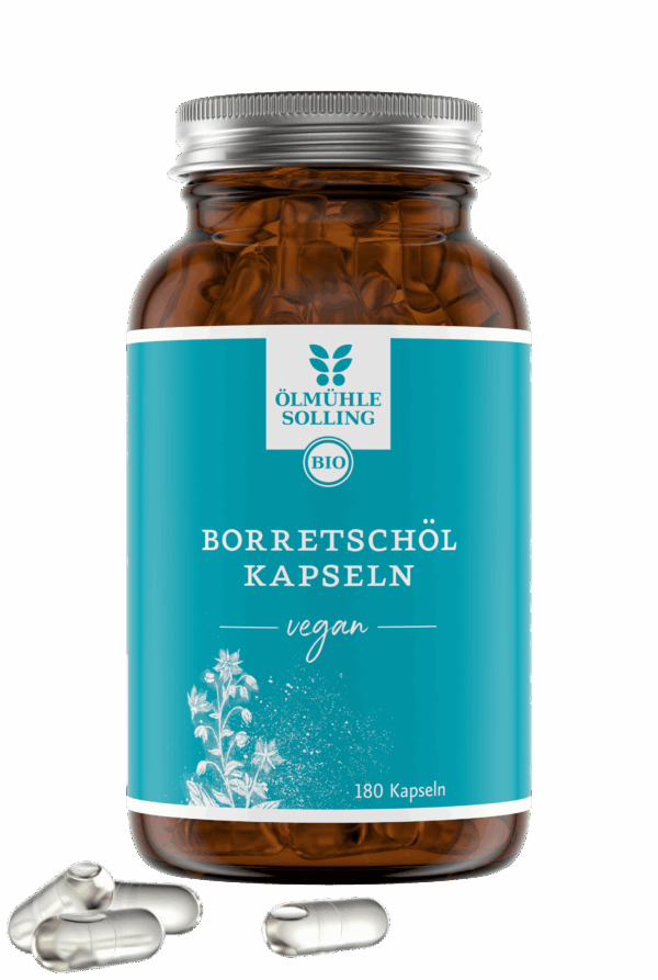 Borretschöl Kapseln vegan 180 Kapseln 108 g