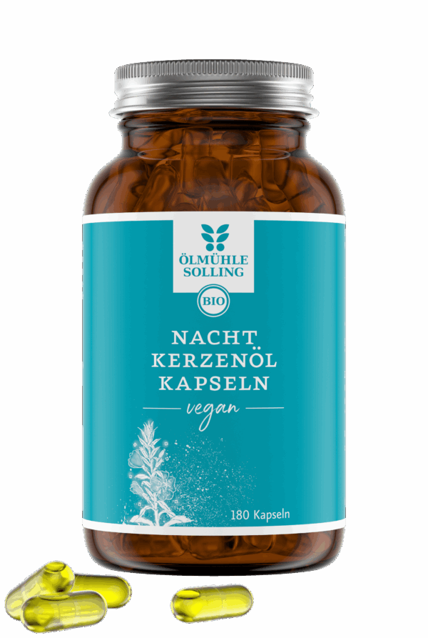 Nachtkerzenöl Kapseln vegan 180 Kapseln 108 g