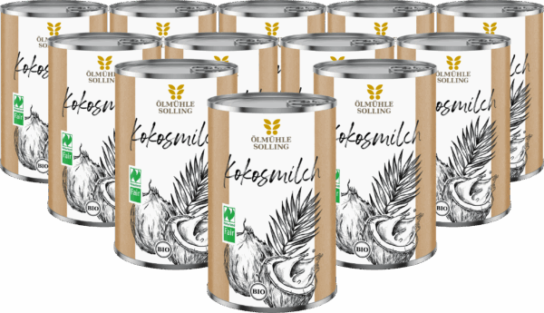 Kokosmilch Naturland Fair aus Sri Lanka 12 x 400 ml