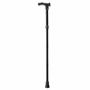 Rebotec Handy anatomischer Gehstock faltbar, schwarz