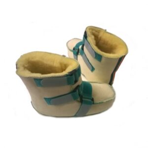 Orgaterm Reha-Schuhe mit Schaf-Fell und Klett