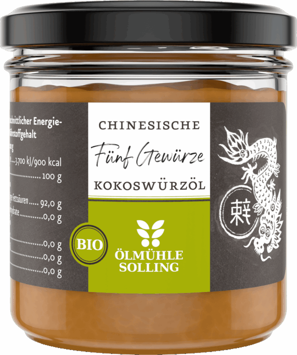 Chinesische 5 Gewürze Kokoswürzöl 100 g