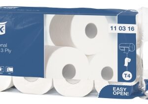 Tork T4 extra weiches Kleinrollen Toilettenpapier (T4) Toilettenpapier, Designlinie Premium