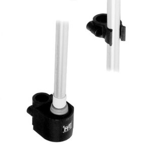 Stockhalter für Rollstühle u. Rollatoren, Universal,  für 22 oder 25,4 mm Ø, Snap 3