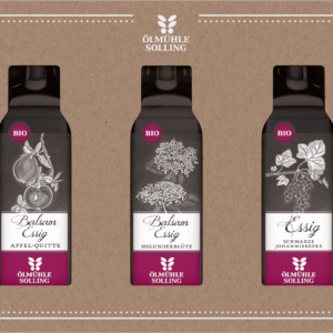 Fruchtessige mit drei 100 ml Flaschen 3 x 100 ml