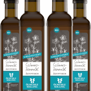Schwarzkümmelöl ungefiltert ägyptisch 4 x 250 ml