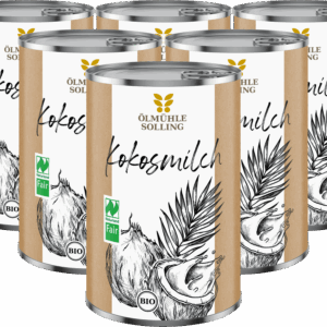 Kokosmilch Naturland Fair aus Sri Lanka 6 x 400 ml
