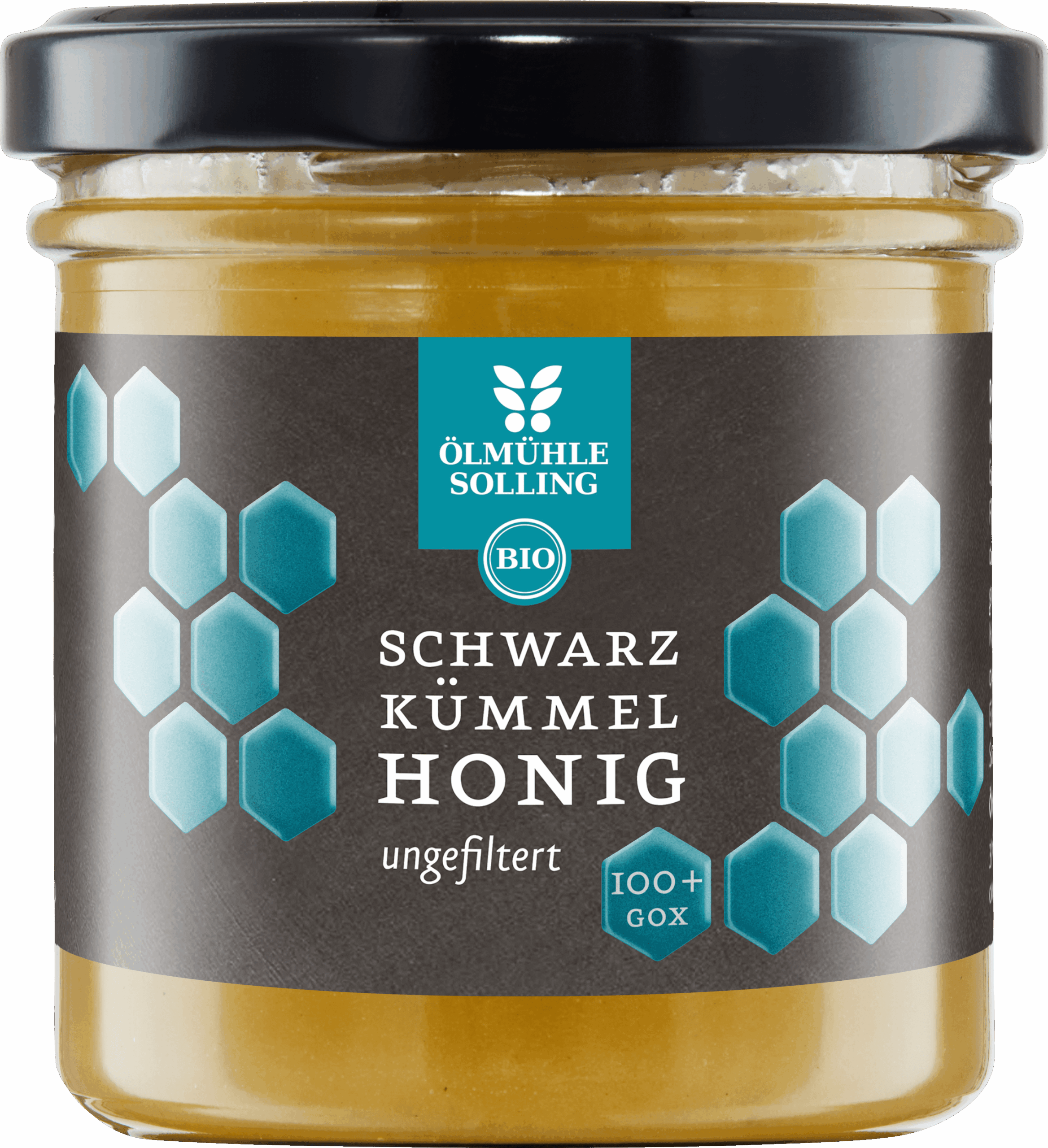 Schwarzkümmel Honig Schwarzkümmelöl in Kornblumenhonig im 180 g Glas 180 g mit Öl ungefiltert