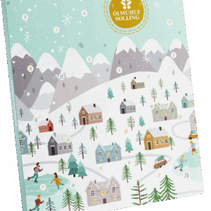 Adventskalender 2025 24 Bio-Spezialitäten in der 20 ml Flasche Schlittschuhlaufen