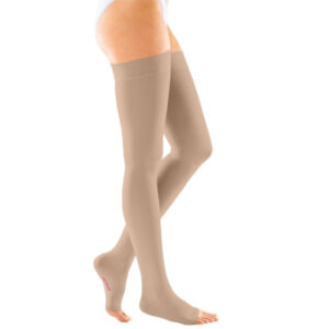 mediven® forte CCL2 AG Schenkelstrümpfe normal (72-83 cm) o. Fußspitze Noppenhaftband