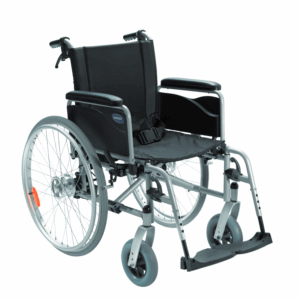 Invacare Action1 NG Standard-Rollstuhl, neue Modellserie, bis 128kg, mit Stockhalter & Beckengurt serienmäßig