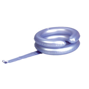 Kopfwaschwannen-Set, rund, aufblasbar, 2-reihig, Haarwaschwanne mit Kopfmulde und Ablauf, inkl. Pumpe (AV) Aktion