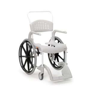 Etac Dusch-Toilettenrollstuhl Clean, mit 24''-Antriebsrädern, grau (Abverkauf Auslaufmodell)