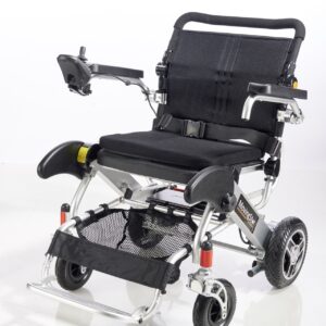 Movingstar 401 XL, Elektro Rollstuhl, faltbar, nur 26,5 kg Gewicht, bis 150kg inkl. Anlieferung/Einweisung/Aufbau vor Ort