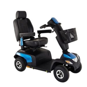 Elektromobil Invacare Orion PRO-6, 4-Rad-E-Mobil, 6 km/h, Saphirblau, das komfortable Seniorenmobil