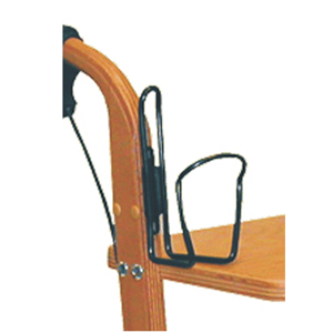 Flaschenhalter für den Haus-Rollator von Schulte Original Zubehör für den Holzrollator