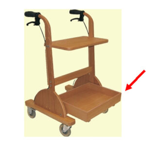 Ablagekasten für den Haus-Rollator von Schulte Original Zubehör für den Holzrollator