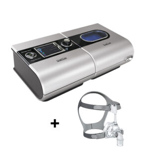 Resmed S9 Escape Auto APAP mit H5i und CPAP Maske FX Universal zur Behandlung obstruktiver Schlafapnoe