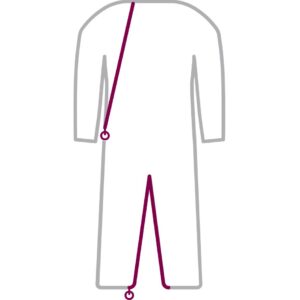 Suprima CareBasic Pflegeoverall, beere oder kornblume, kurz, Reißverschluss im Rücken und am Bein mit Sicherung