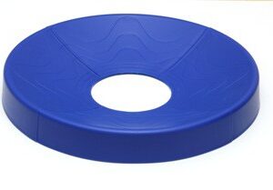 Ballschale für Gymnastikbälle, 4-teilig, blau