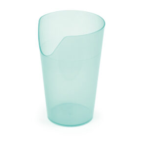 Trinkbecher Nosey grün, Becher mit Nasenaussparung, 240ml