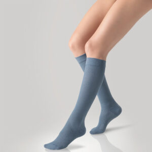 Gilofa 2000 Baumwolle Stützstrumpf & Reisestrumpf mit 50 % Baumwolle, Kniestrumpf, viele Farben