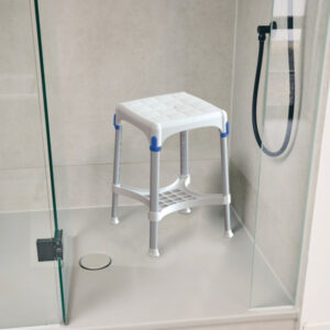 Russka laguna Duschhocker quadratisch mit Ablage