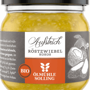 Röstzwiebel Kokos Aufstrich mit 29 % Leinöl 150 g