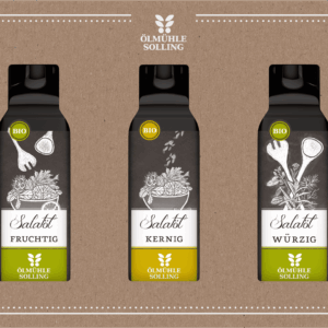 Salatöle mit drei 100 ml Flaschen 3x100 ml