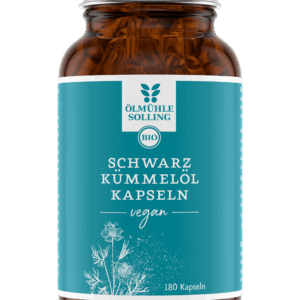 Schwarzkümmelöl Kapseln vegan 180 Kapseln 108 g