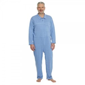 Suprima Pflegeoverall mit Polokragen und Knopfleiste