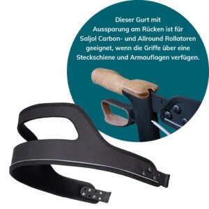Komfort Rückengurt für Saljol Rollatoren