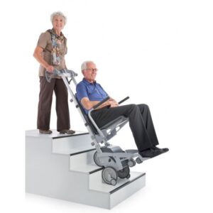 Alber Scalacombi S39 Treppensteiger, Alber iQ Scalamobil S38 Konzept mit fester Sitzeinheit, fertig vormontiert & fahrbereit, bis 140 kg, bis 25cm Steighöhe