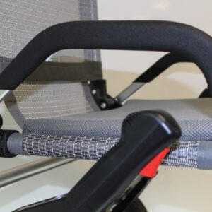 Armlehnen für den MovingStar 100 (ZingerChair), Aluminium + PVC schwarz (#10137)