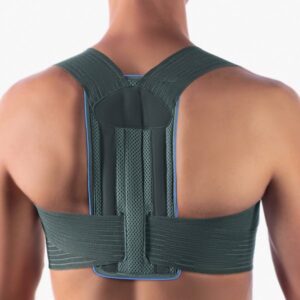 BORT Elastischer Geradehalter grau