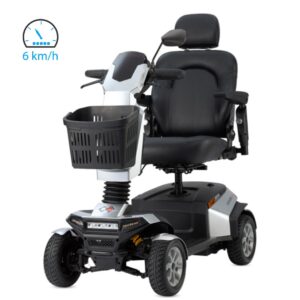 Bischoff+Bischoff Centuro S1 S-6 Scooter, HMV Elektromobil 6 km/h, silber, bis 160kg