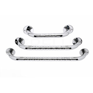 Frelu Haltegriff Edelstahl, Fingergriff, gerade Sicherheitsgriffe in verschiedenen Längen, poliert, offene Montage