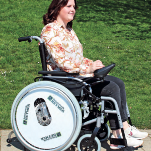 Heymer Rasant 2, der neue elektrische Selbstfahrantrieb, HMV, Elektromotor inkl. Falt-Rollstuhl komplett fertig vormontiert (#1235943)