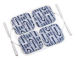 Klebeelektroden KES 286 für Tens Gerät (TENS/EMS), Standard 4x4cm (Inhalt 8 Stück)
