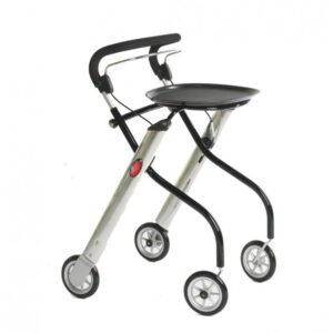 Let´s Go Rollator Edition silber/schwarz Indoor-Rollator in neuer Farbe (#1973)