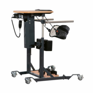 Levatrain max XL-Stehgerät, inkl. elektrischem Gurtsystem, inkl. pneumatischer Tischhöhenverstellung, bis 200kg