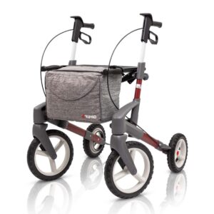 Topro Olympos ATR Slim Outdoor-Rollator, der neue und schmale Leichtgewichtsrollator für draussen, nur 8.3kg, bis 150kg