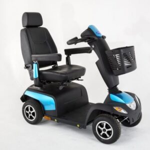 Elektromobil Invacare Orion Metro-6, 4-Rad-E-Mobil, 6 km/h, Saphirblau, perfektes Seniorenmobil für Einsteiger