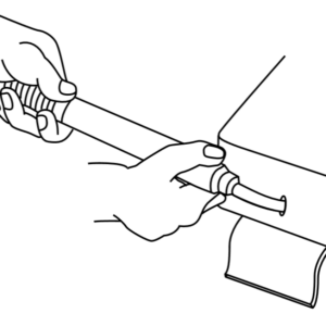 Roho Luftpumpe für Sitzkissen, Handpumpe für alle ROHO Kissen (#1974)