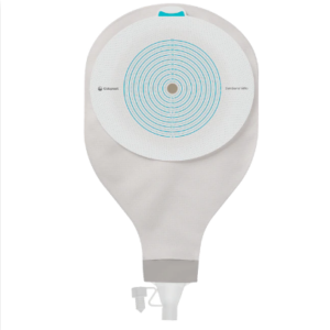 SenSura Mio einteilig Ileo-Tagdrainage, Stoma 10–43mm, lichtgrau, P=10 Stück
