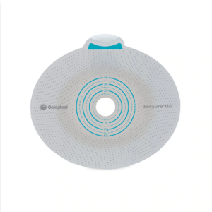 Sensura Mio Click Basisplatte, RR 50mm, Stomagröße: 10-40mm, P=5 Stück,