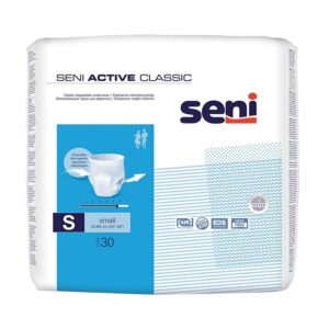 Seni Active Classic Small, atmungsaktive, elastische Inkontinenzslips, Pants, S (P=30)